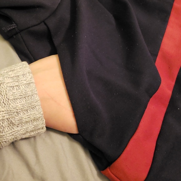 Navy/red dress with pockets - Picture 2 of 3